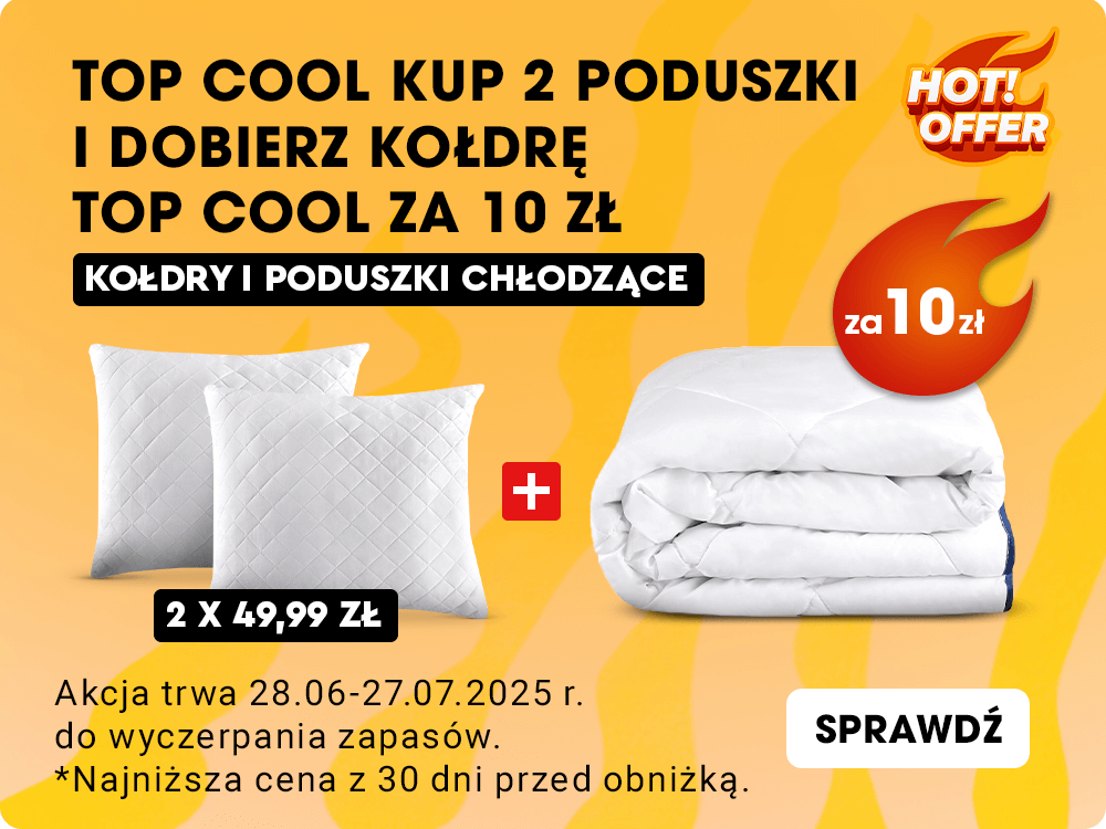 Zobacz promocję na kołdrę