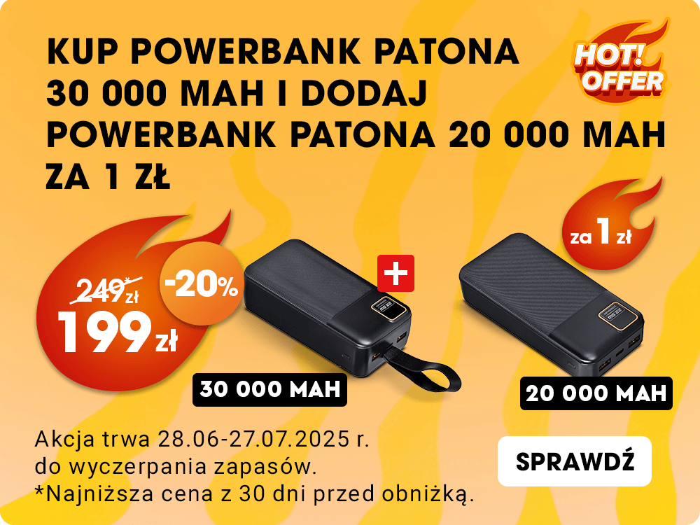 Promocja: Powerbank Patona
