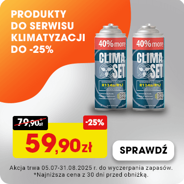 Produkty do serwisu klimatyzacji