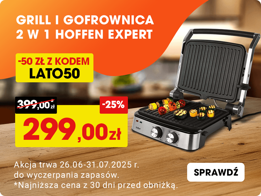 Promocja: Grill i gofrownica 2 w 1 HOFFEN