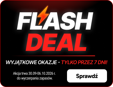 Flash Deal — rabaty do 65%. Akcja trwa od 23 do 29 września 2026 r., do wyczerpania zapasów. Sprawdź.