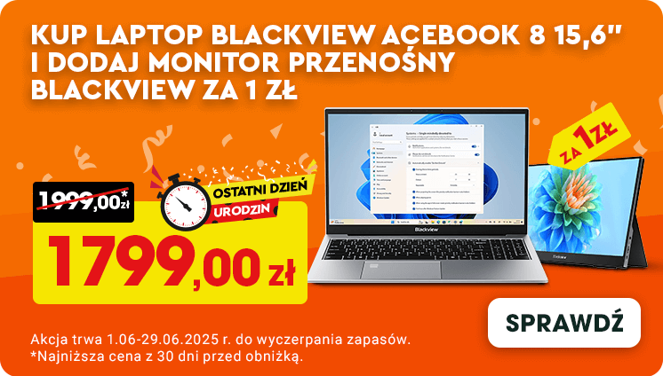 Laptopy – promocje urodzinowe