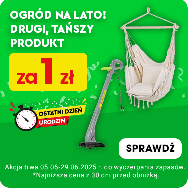 Drugi produkt tańszy za 1 zł