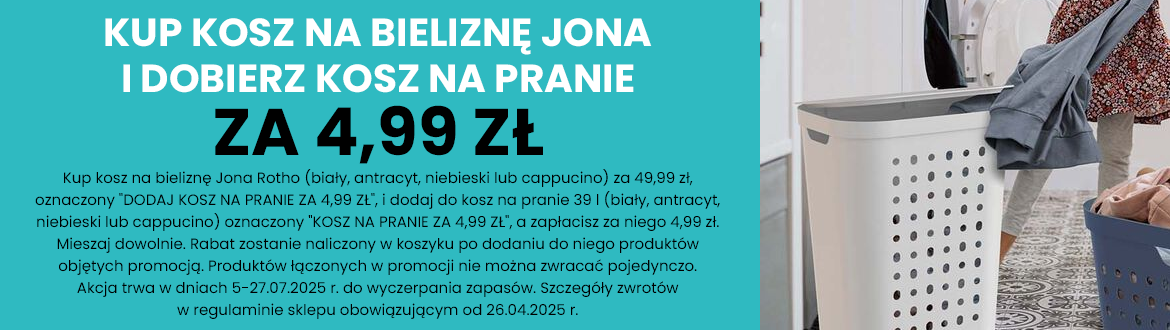 Promocja: Kosz na bieliznę
