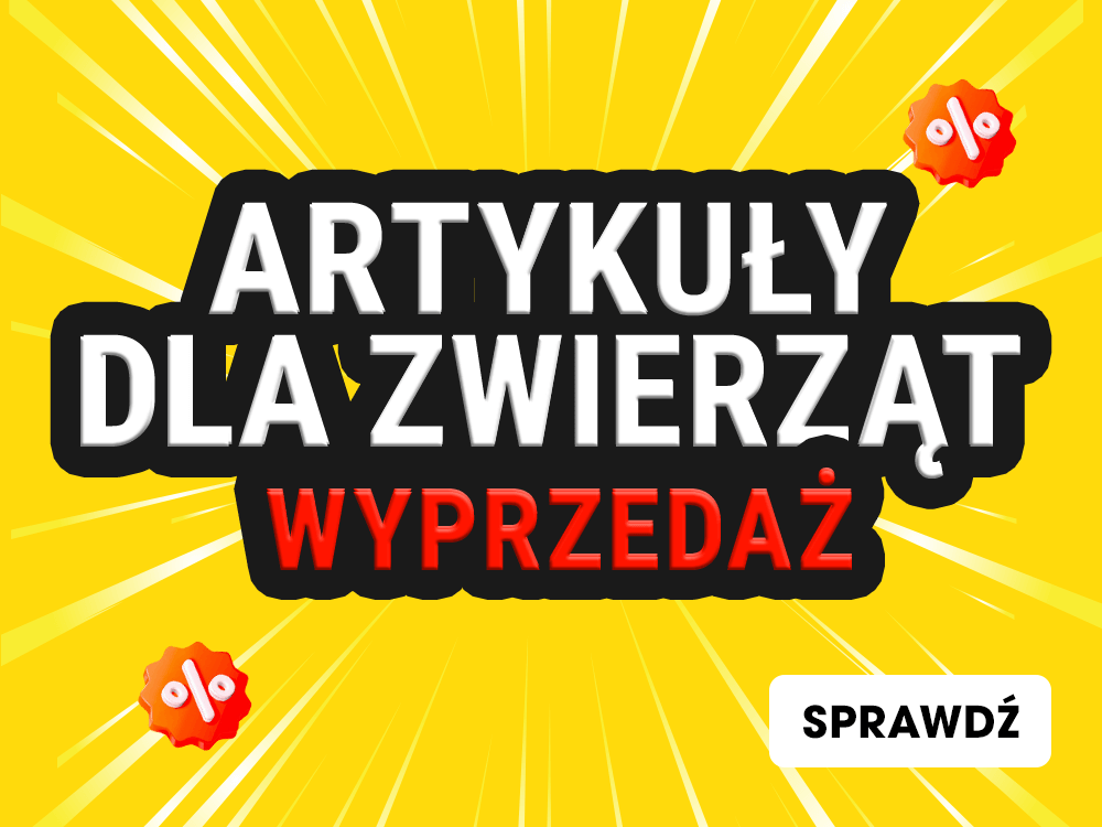 WWyprzedaż: Artykuly dla zwierząt