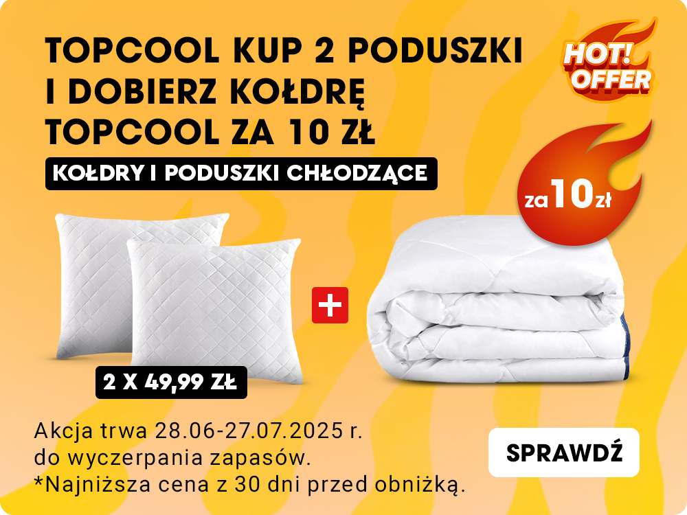 Zobacz promocję na kołdrę