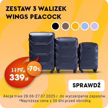 Zestaw 3 walizek WINGS
